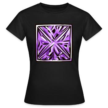 Diamant Edelstein - Frauen T-Shirt - Schwarz - Vorne - AI Model Female 172 dark (172cm)