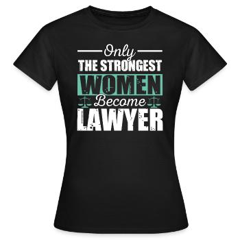 Anwalt - Frauen T-Shirt - Schwarz - Vorne - AI Model Female 172 dark (172cm)