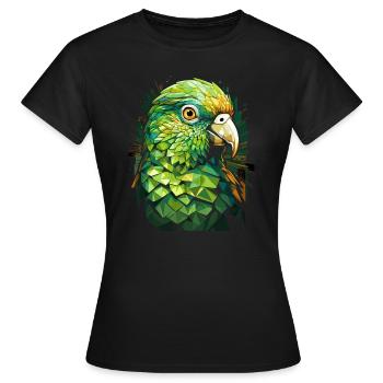 Wellensittich Sittich - Frauen T-Shirt - Schwarz - Vorne - AI Model Female 172 dark (172cm)