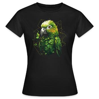 Wellensittich Sittich - Frauen T-Shirt - Schwarz - Vorne - AI Model Female 172 dark (172cm)