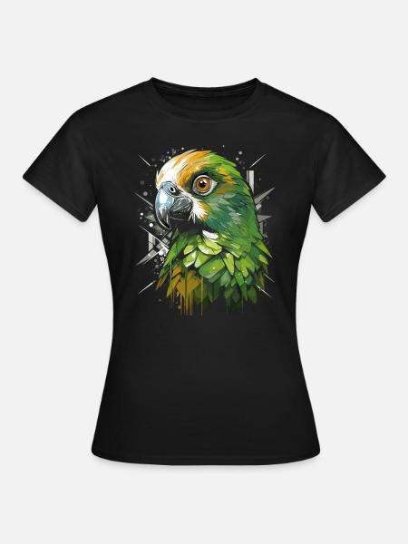 Wellensittich Sittich - Frauen T-Shirt - Schwarz