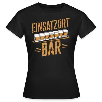 Barre d’adresse - T-shirt Femme - noir - Devant - AI Model Female 172 dark (172cm)