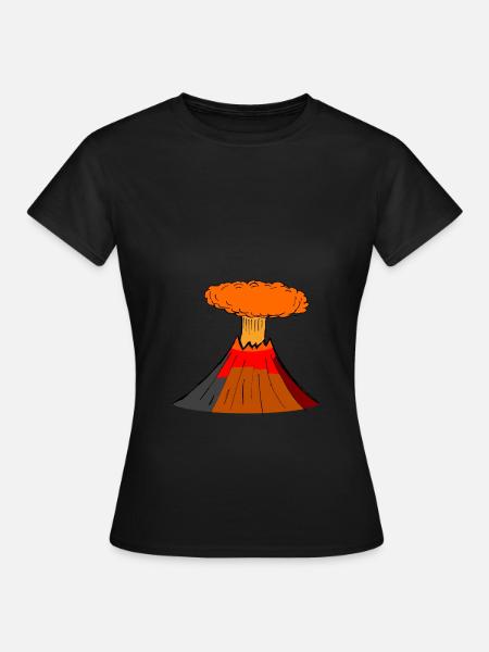 volcano - Women's T-Shirt - black