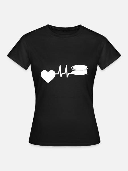 Wintersport Eishockeyteam Ice Hockey Eishockey - Frauen T-Shirt - Schwarz