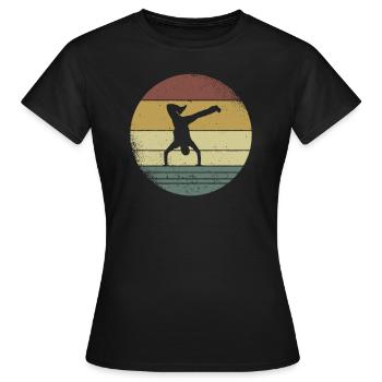Breakdance Hip Hop Breakdancer Streetdance - Frauen T-Shirt - Schwarz - Vorne - AI Model Female 172 dark (172cm)
