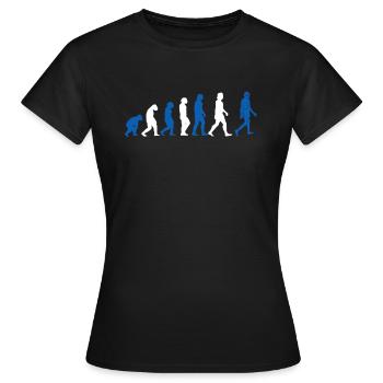 Grèce Drapeau grec Grec - T-shirt Femme - noir - Devant - AI Model Female 172 dark (172cm)