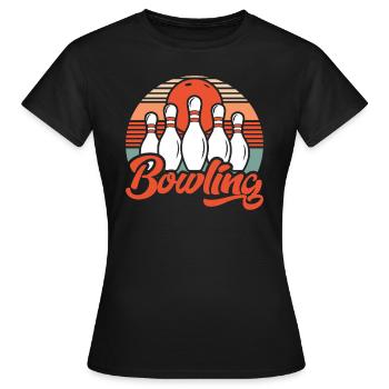 Bowling bowling bowling cadeau de bowling - T-shirt Femme - noir - Devant - AI Model Female 172 dark (172cm)