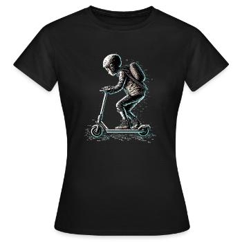 Stuntscooter de style ASCII - T-shirt Femme - noir - Devant - AI Model Female 172 dark (172cm)