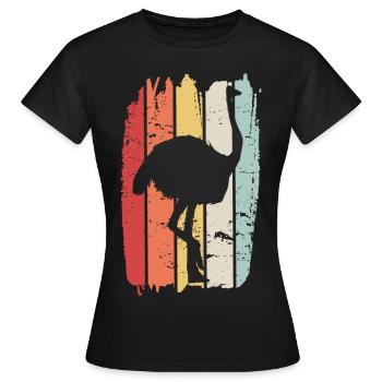 Strauss - Frauen T-Shirt - Schwarz - Vorne - AI Model Female 172 dark (172cm)