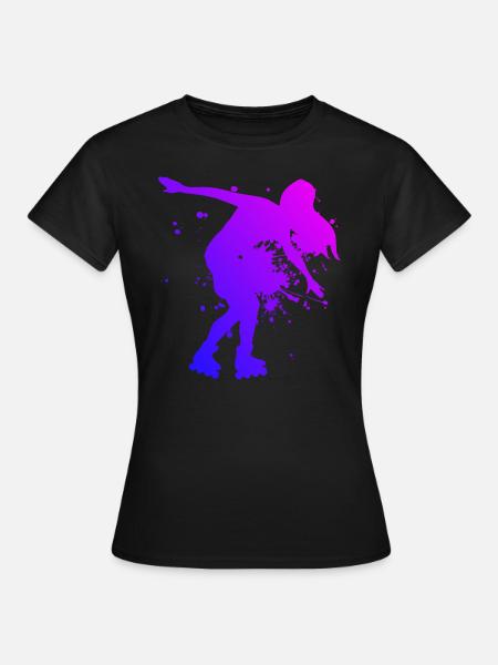 Roller Skating Roller Skating Women's Roller Skating - Women's T-Shirt - black
