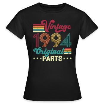 Jahrgang 1994 Original, Geburtstagsgeschenk - Frauen T-Shirt - Schwarz - Vorne - AI Model Female 172 dark (172cm)
