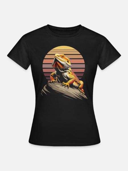 Bartagame - Dame-T-shirt - sort
