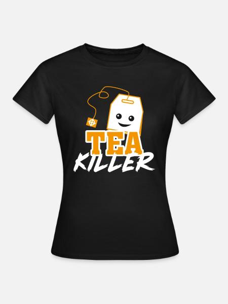 Teetrinker Tee - Frauen T-Shirt - Schwarz