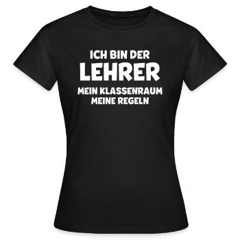 Lehrer Lehrerin - Frauen T-Shirt - Schwarz - Vorne - AI Model Female 172 dark (172cm)