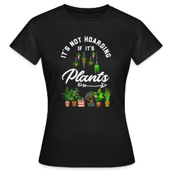 Jardinier amateur Jardinier - T-shirt Femme - noir - Devant - AI Model Female 172 dark (172cm)
