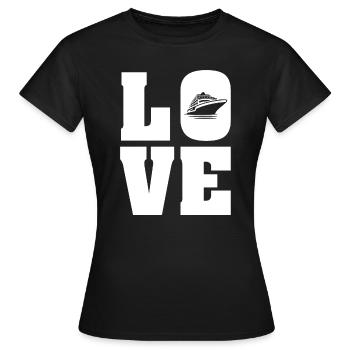 Cruise VacationEr Cruise Vacation - Women's T-Shirt - black - Front - AI Model Female 172 dark (172cm)