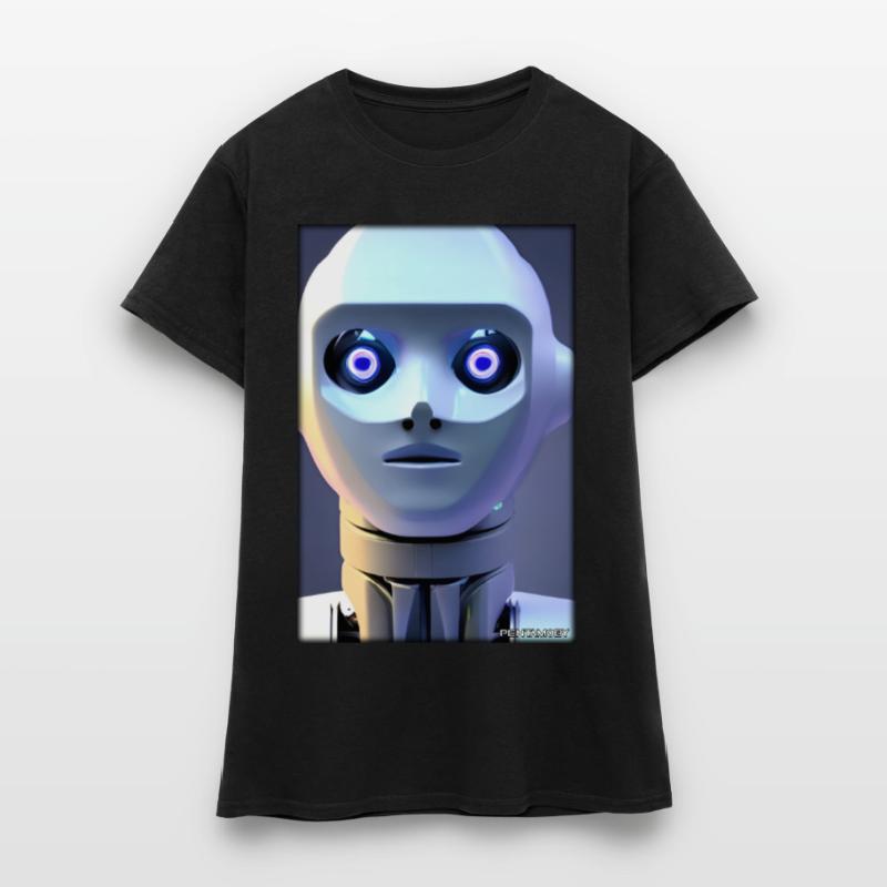 Robot Future Technology Science Android T-shirt Femme