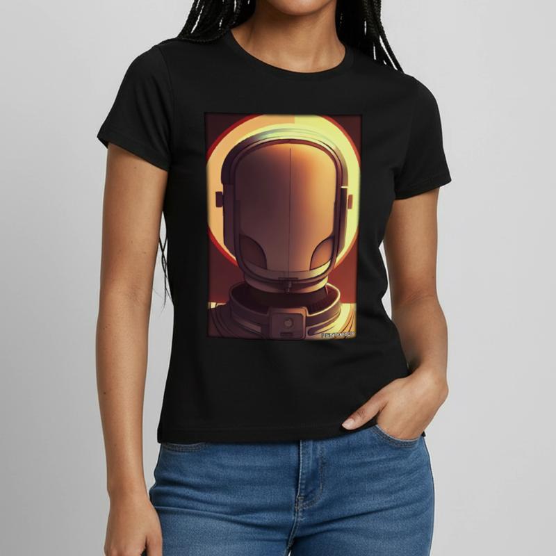 Robot Future Technology Science Android T-shirt Femme
