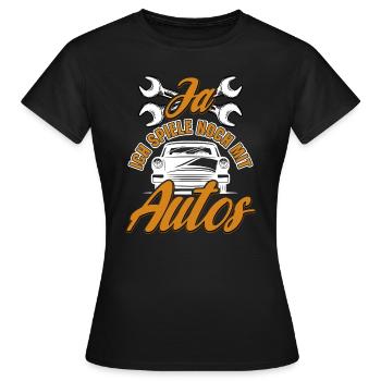 Mécanicien automobile Mécatronicien automobile Mécanicien - T-shirt Femme - noir - Devant - AI Model Female 172 dark (172cm)