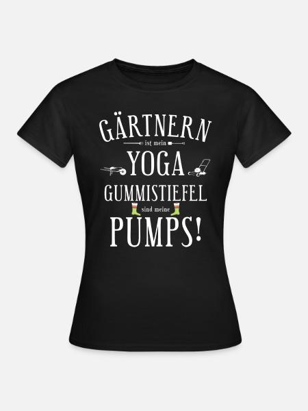 Gartenarbeit & Gärtnern - Einkaufsbeutel für die - Frauen T-Shirt - Schwarz