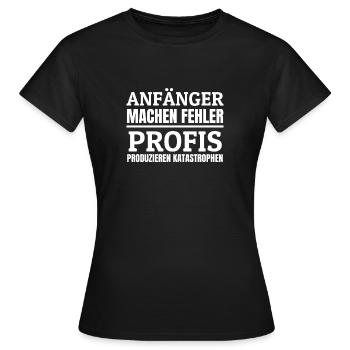 Maladroitement pas parfait Suckler Clumsy - T-shirt Femme - noir - Devant - AI Model Female 172 dark (172cm)