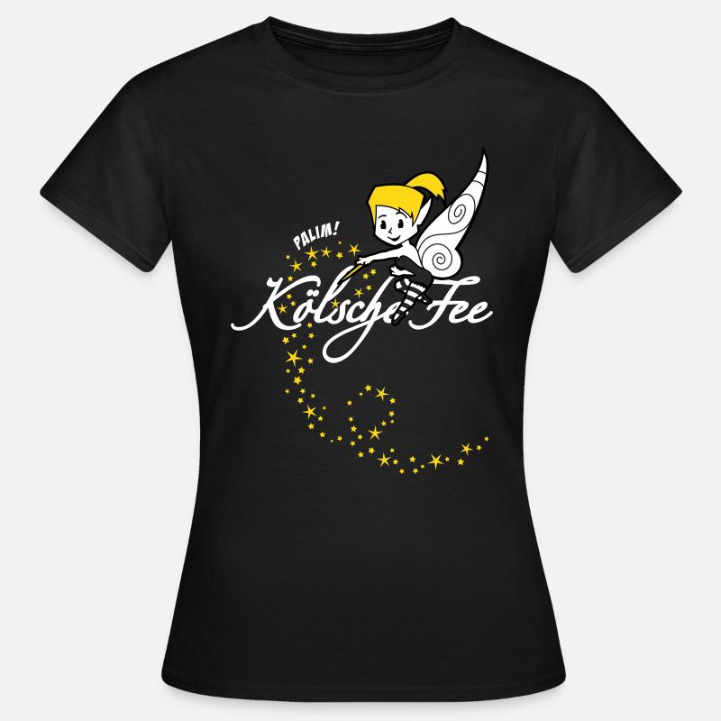 Kölsche Fee - Frauen T-Shirt - Schwarz