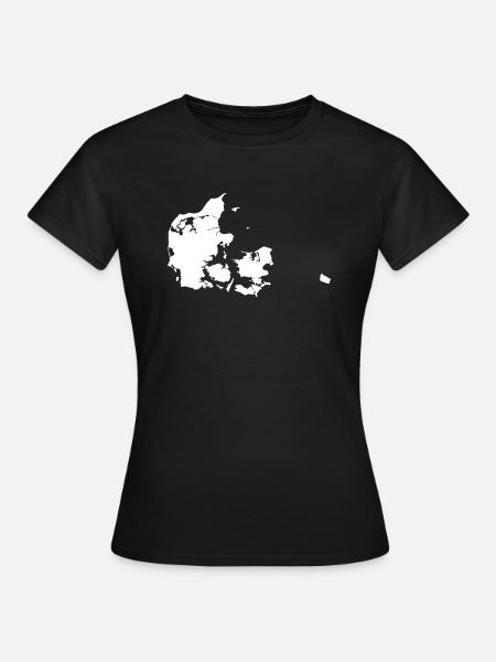 Dänemark originelle Geschenkidee - Frauen T-Shirt - Schwarz