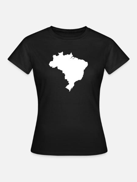 Brasilien originelle Geschenkidee - Frauen T-Shirt - Schwarz