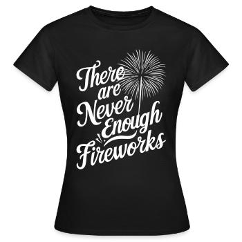 Pyrotechnics Fireworks Pyrotechnics - Women's T-Shirt - black - Front - AI Model Female 172 dark (172cm)
