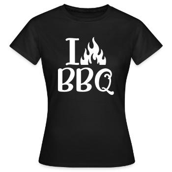 BBQ Gifts, BBQ Gifts - Women's T-Shirt - black - Front - AI Model Female 172 dark (172cm)