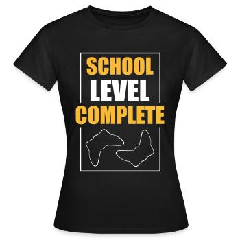 Diplômes d’études secondaires - T-shirt Femme - noir - Devant - AI Model Female 172 dark (172cm)