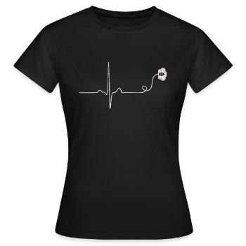 Biene Imker - Frauen T-Shirt - Schwarz - Vorne - AI Model Female 172 dark (172cm)