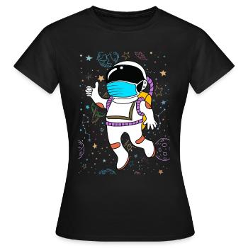 Funny quote - Women's T-Shirt - black - Front - AI Model Female 172 dark (172cm)
