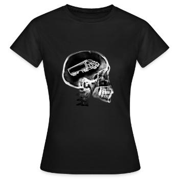 cadeau camion poids lourd camionneur routier - T-shirt Femme - noir - Devant - AI Model Female 172 dark (172cm)