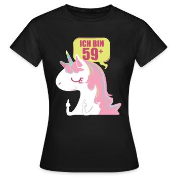 60 60ème anniversaire - T-shirt Femme - noir - Devant - AI Model Female 172 dark (172cm)