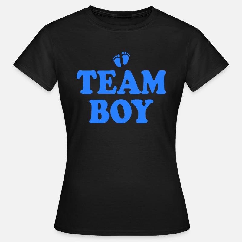 Team boy - Camiseta mujer - negro