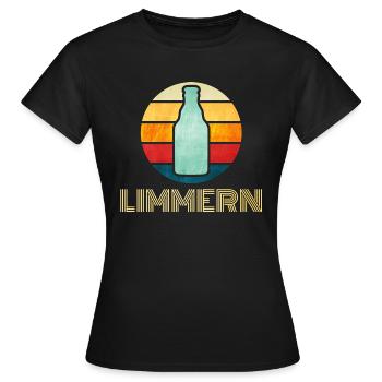 Limmern Limmerstraße Feiern in Hannover Linden - Frauen T-Shirt - Schwarz - Vorne - AI Model Female 172 dark (172cm)