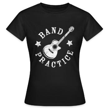 Pratique de l’orchestre - T-shirt Femme - noir - Devant - AI Model Female 172 dark (172cm)