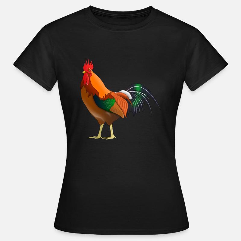 Rooster - Women's T-Shirt - black