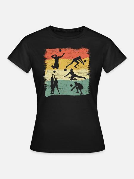 Volley-ball Beach-volley Joueurs De Volley-ball - T-shirt Femme - noir
