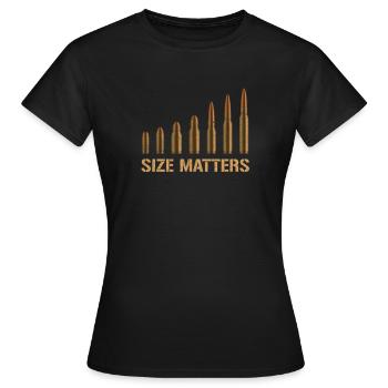 Tireurs sportifs Soldat Bundeswehr cartouches munitions - T-shirt Femme - noir - Devant - AI Model Female 172 dark (172cm)