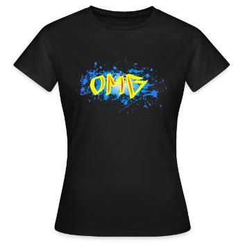 OMG - Frauen T-Shirt - Schwarz - Vorne - AI Model Female 172 dark (172cm)