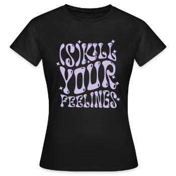 Thérapie TCD Compétences Santé mentale TPL - T-shirt Femme - noir - Devant - AI Model Female 172 dark (172cm)