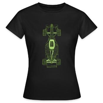 Formule de sport automobile - T-shirt Femme - noir - Devant - AI Model Female 172 dark (172cm)