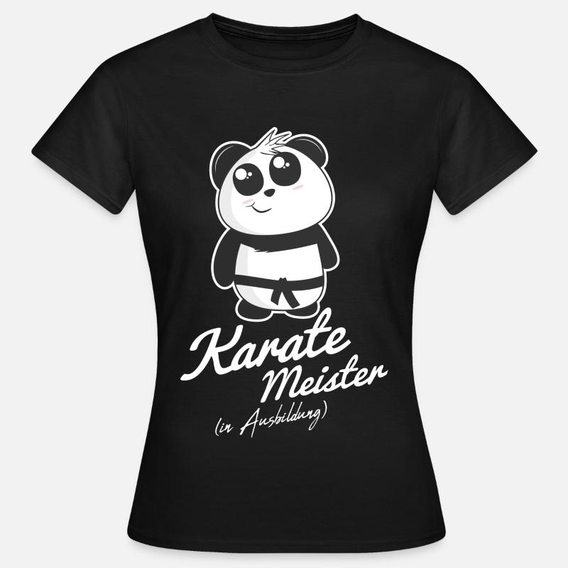 Panda Karate Master - Women's T-Shirt - black