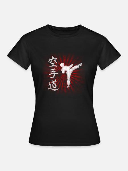 Rising Karatédo - T-shirt Femme - noir