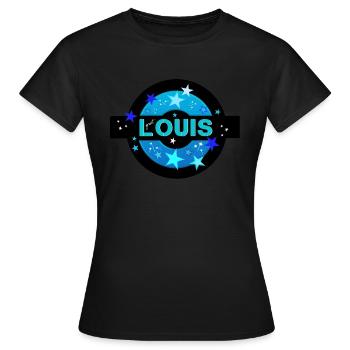 Louis Geburtstag Louis - Frauen T-Shirt - Schwarz - Vorne - AI Model Female 172 dark (172cm)