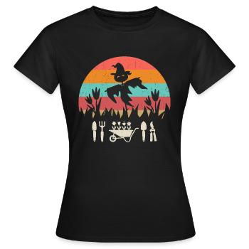 Jardinier amateur Jardinier Fleuriste Jardinier Homme - T-shirt Femme - noir - Devant - AI Model Female 172 dark (172cm)