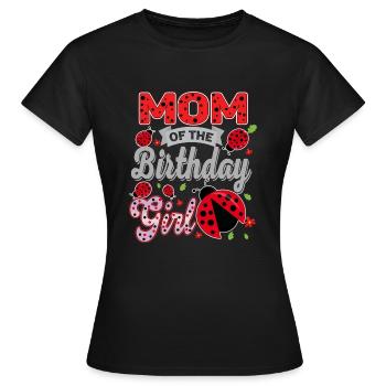 Fille d’anniversaire - T-shirt Femme - noir - Devant - AI Model Female 172 dark (172cm)