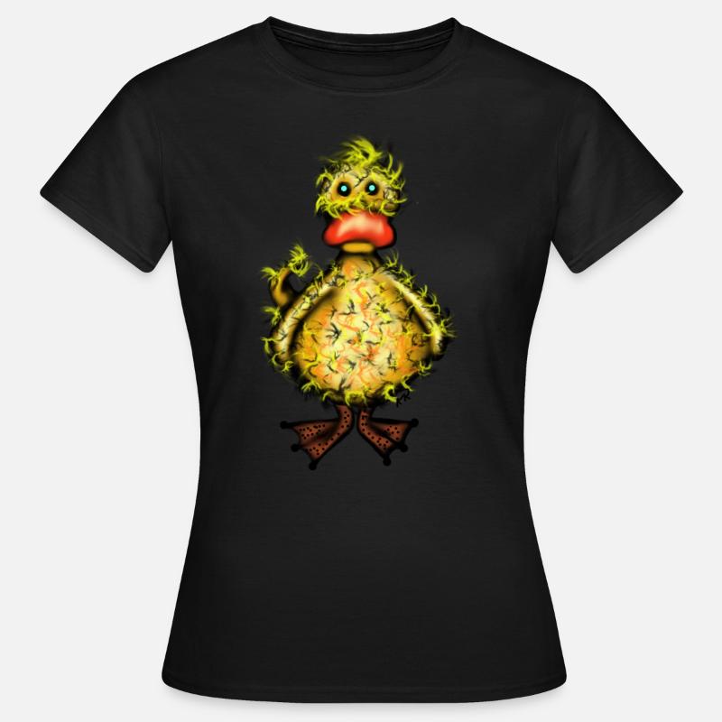 Funny ducks look - Women's T-Shirt - black